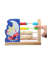 Animal Abacus Clock Frame